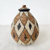 Lidded Zulu Basket #L013 - Amsha
