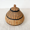 Lidded Zulu Basket #L019 - Amsha