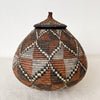 Lidded Zulu Basket #L030 - Amsha