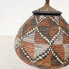 Lidded Zulu Basket #L030 - Amsha