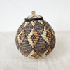 Lidded Zulu Basket #L04 - Amsha