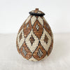 Lidded Zulu Basket #L08 - Amsha