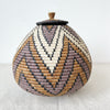 Lidded Zulu Basket #L51 - Amsha