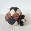 Lidded Zulu Basket #L52 - Amsha