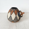 Lidded Zulu Basket #L54 - Amsha