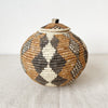 Lidded Zulu Basket #L59 - Amsha