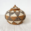 Lidded Zulu Basket #L71 - Amsha