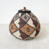 Lidded Zulu Basket #L77 - Amsha
