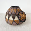 Lidded Zulu Basket #L79 - Amsha