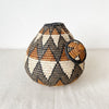 Lidded Zulu Basket #L82 - Amsha