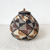 Lidded Zulu Basket #L88 - Amsha