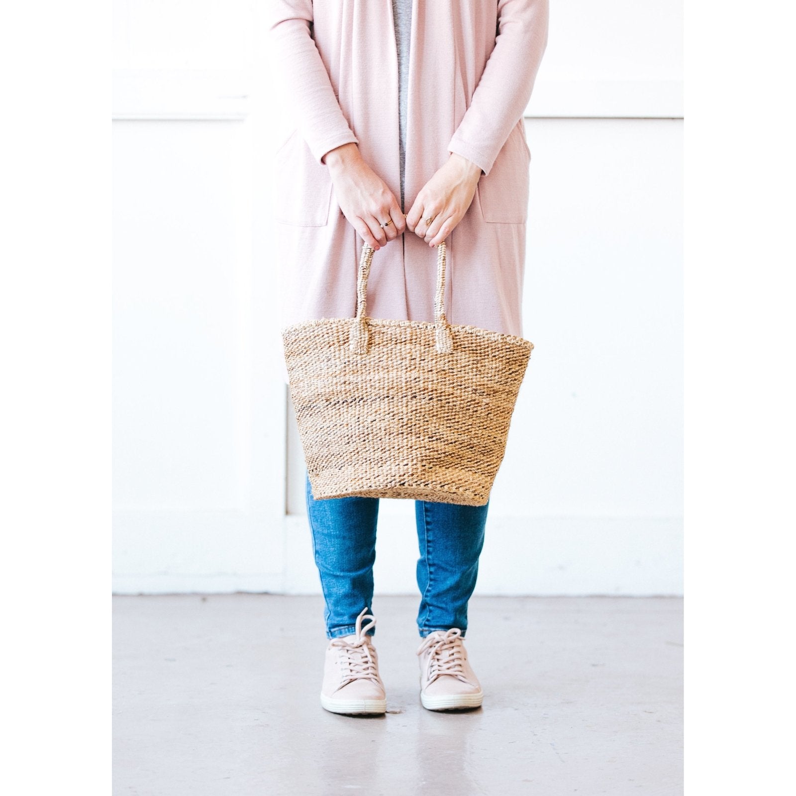 Medium Sisal Tote - Amsha