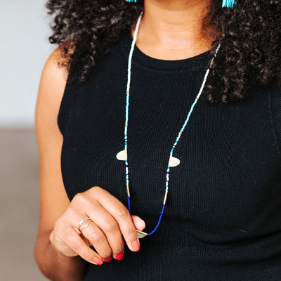 Mwezi Necklace: Tidal - Amsha