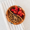 Olivewood Divided Serving Bowl - Amsha