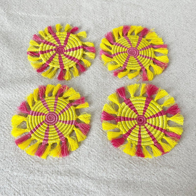 Pinwheel Coaster Set: Brights - Amsha