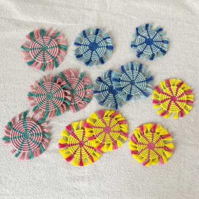 Pinwheel Coaster Set: Brights - Amsha