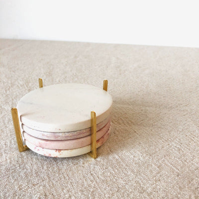 Soapstone Coaster Set: Sunset - Amsha