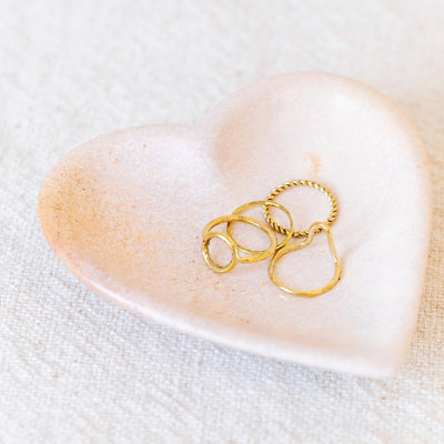 Soapstone Heart Dish: Sunset - Amsha