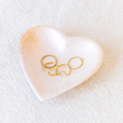 Soapstone Heart Dish: Sunset - Amsha