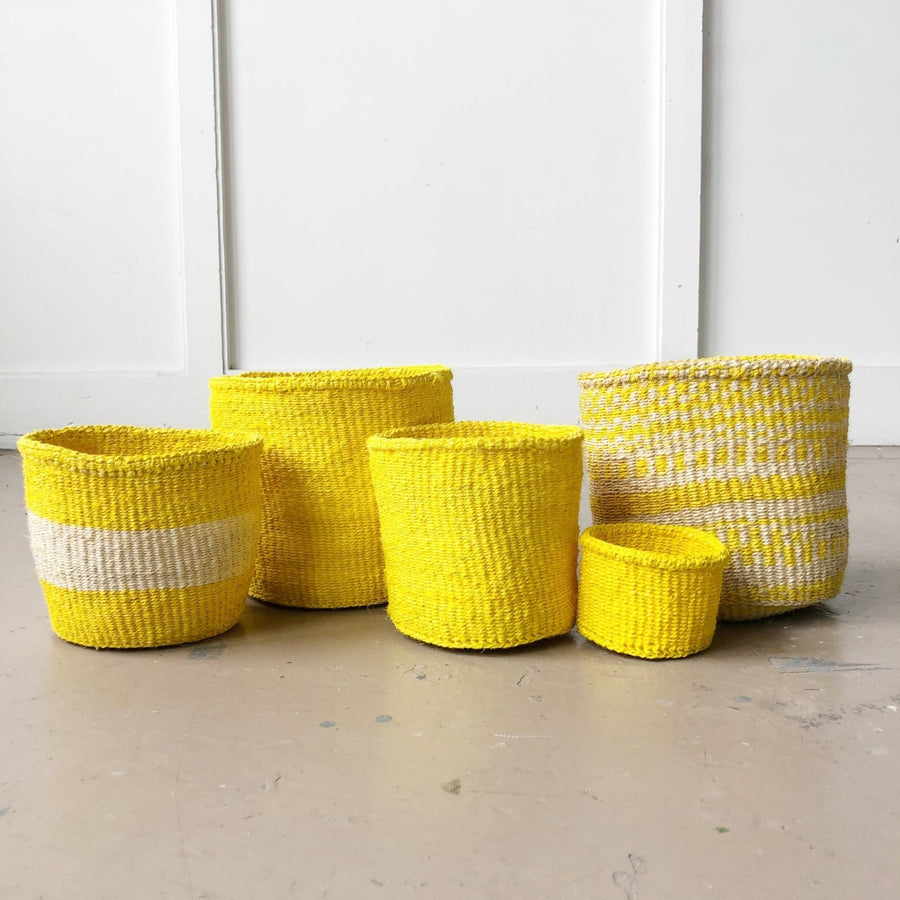 Storage Plant Basket: Lemon Zest
