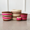 Storage Basket: Rust & Pink - Amsha