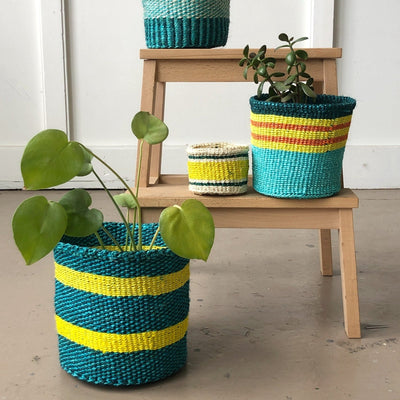 Storage Basket: Turquoise Dreams - Amsha