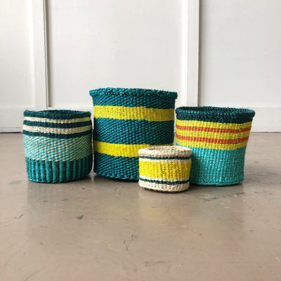 Storage Basket: Turquoise Dreams - Amsha