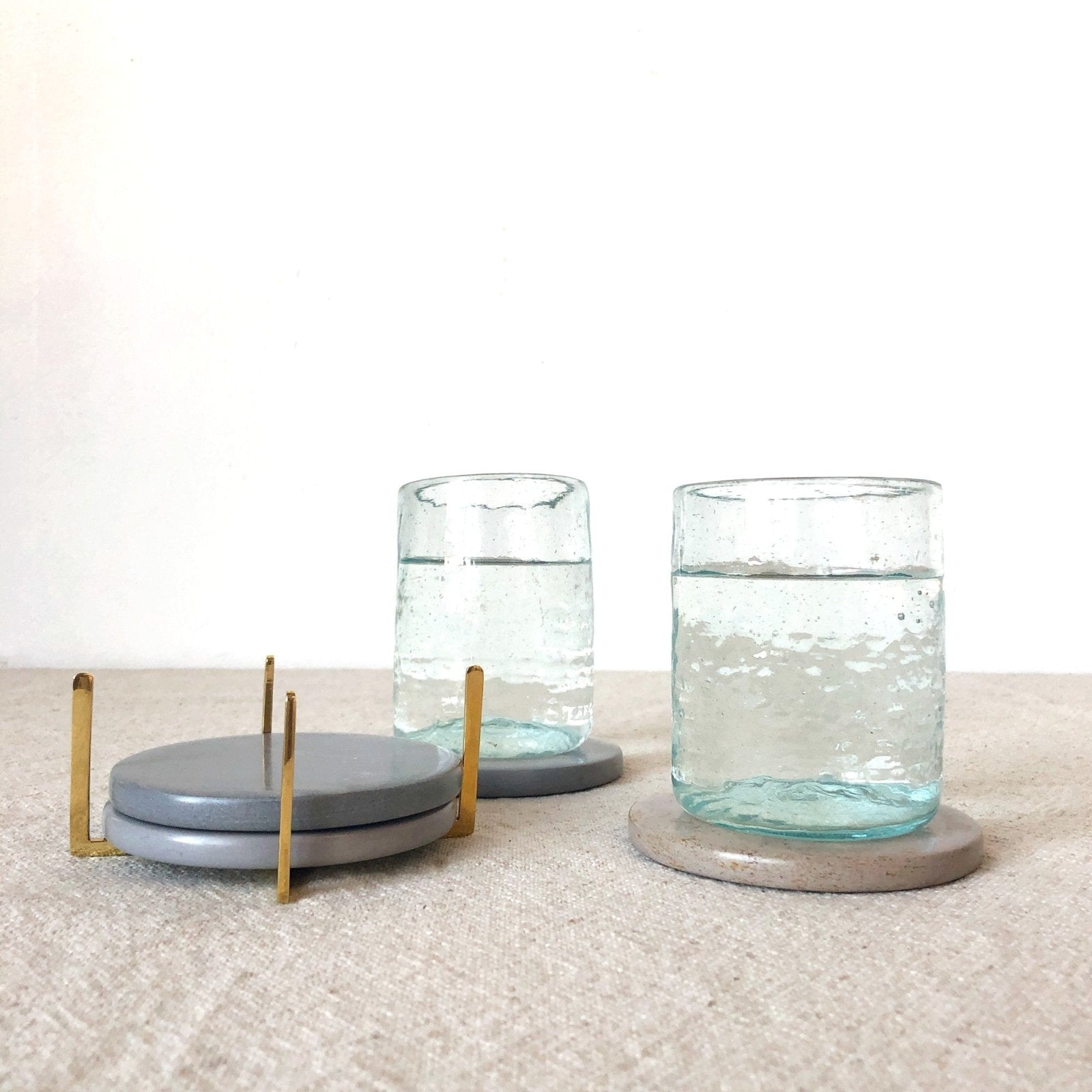 Storm Soapstone Coaster Set - Amsha