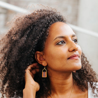 Tao Earrings: Desert Sky - Amsha