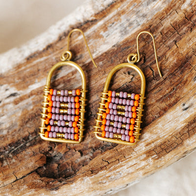 Tao Earrings: Desert Sky - Amsha