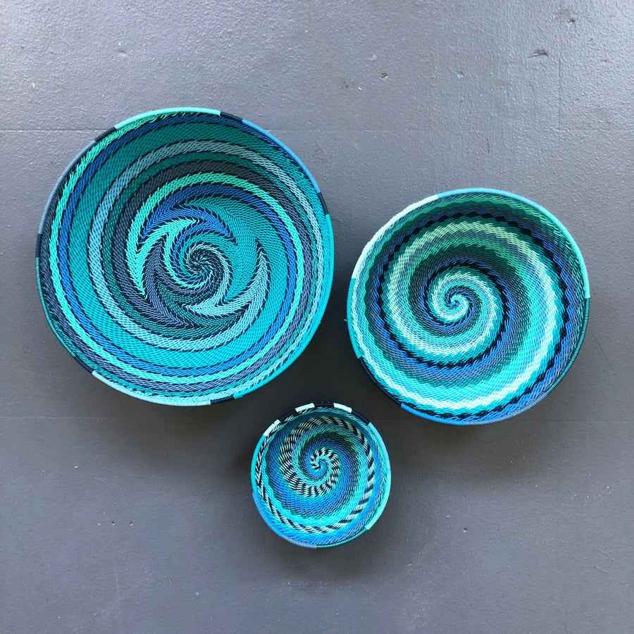 Wire Bowl: Ocean - Amsha