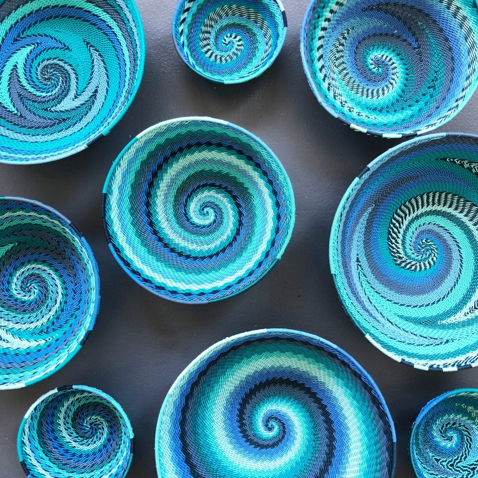 Wire Bowl: Ocean - Amsha